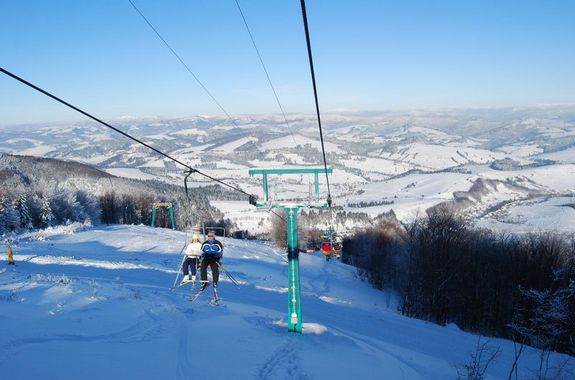 Картинка Лыжный курорт Пилипец кресельные бугельные подъемники