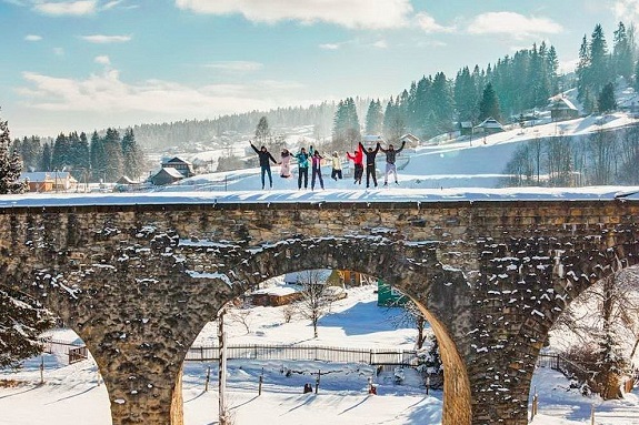 Отдых в Карпатах зимой