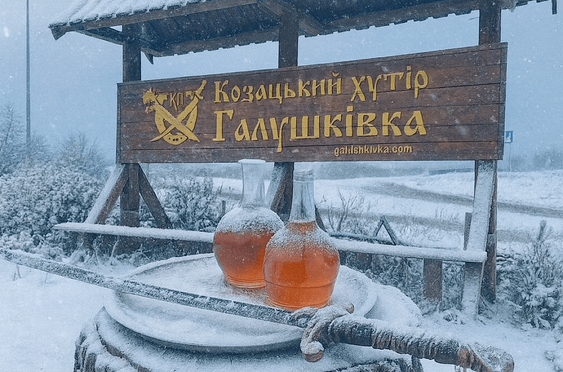 Картинка Галушківка взимку