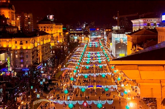 Картинка экскурсия по вечернему Киеву