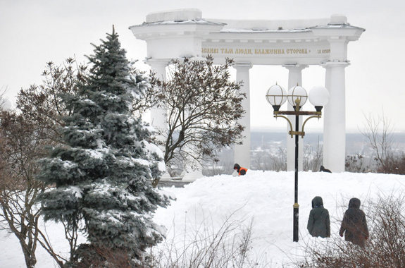 Картинка зимняя полтава