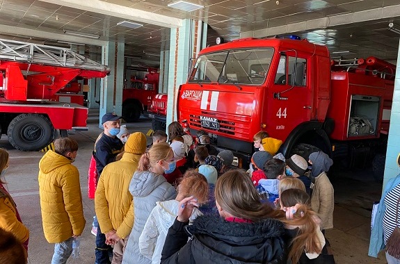 Фото экскурсия в пожарную часть