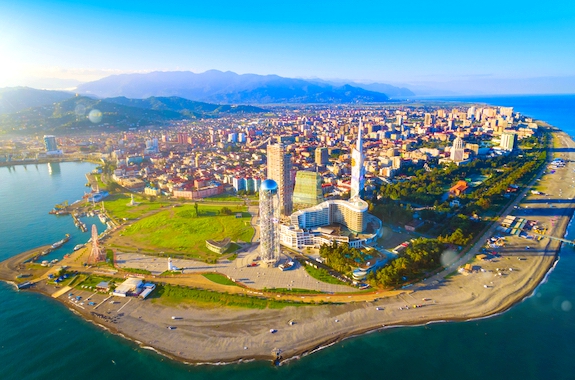 Фото пляж в Батуми