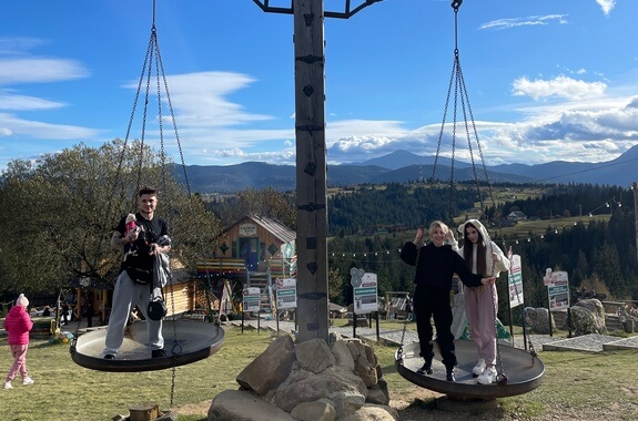 Картинка осень в Карпатах